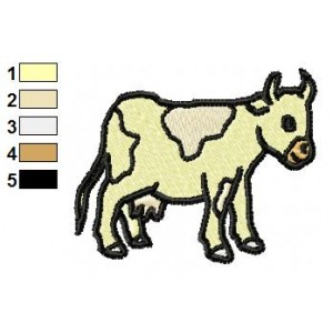 Free Cow Embroidery Design